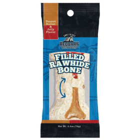 Redbarn Filled Rawhide Bone PB & Jelly