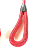 Large Dog Leash Rope Heavy Duty Red Reflective Nylon Material Excellent 3ft Size Red