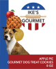 Ike's Gourmet Apple Pie Dog Treat Cookies - Real Fruit Shortbread Cookies Vegan and All-Natural Grain and Gluten Free Made in USA