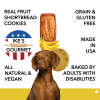 Ike's Gourmet Banana Bread Dog Treat Cookies - Real Fruit Shortbread Cookies Vegan and All-Natural Grain and Gluten Free Made in USA