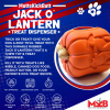 MKB Jack O' Lantern Durable Rubber Chew Toy & Treat Dispenser