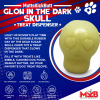 MKB Glow in the Dark Sugar Skull Chew Toy & Treat Dispenser