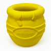 Large Honey Pot Durable Rubber Treat Dispenser & Enrichment Toy