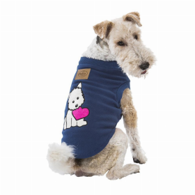 Puppy Heart in Blue and Pink (Color: Blue, size: 30)