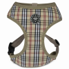 Brown Tartan Dog Harness