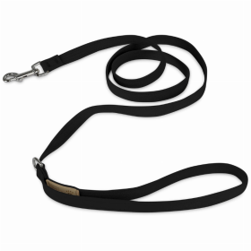 Susan Lanci Designs Plain Leash (Color: black, size: 4 ft)