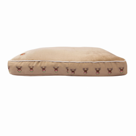 Halo Reindeer Dog Bed (Color: Safari, size: S)