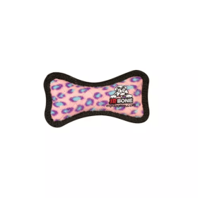 Tuffy Jr Bone Pink Leopard (Color: Pink, size: Junior)