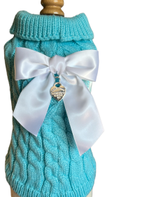 Sniffany Knit Dog Sweater (size: small)