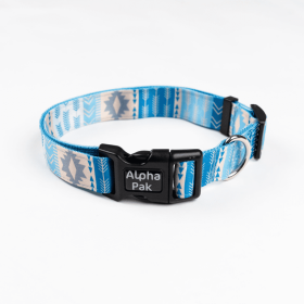 Zion Pattern Dog Collar (size: Small 5/8in wide by 8)