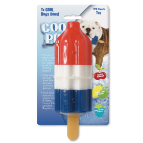 Cool Pup Toy  Rocket Pop (Color: Red White Blue, size: large)